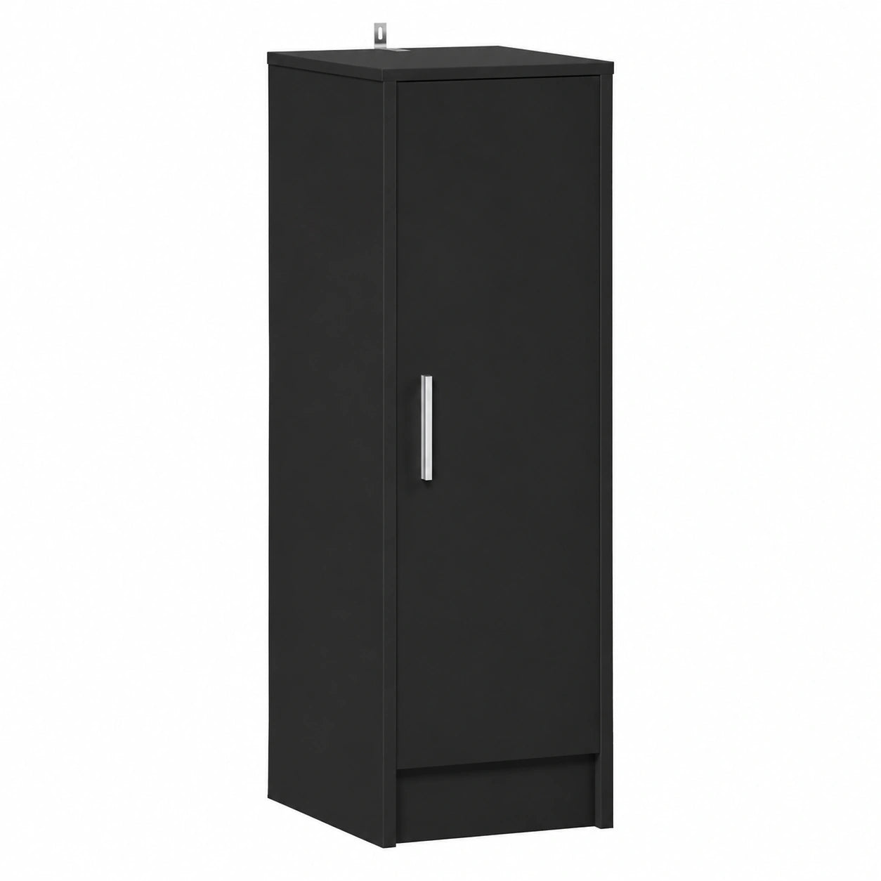 Armario Zapatero con Asiento y Almacenamiento Negro 32x35x92 cm