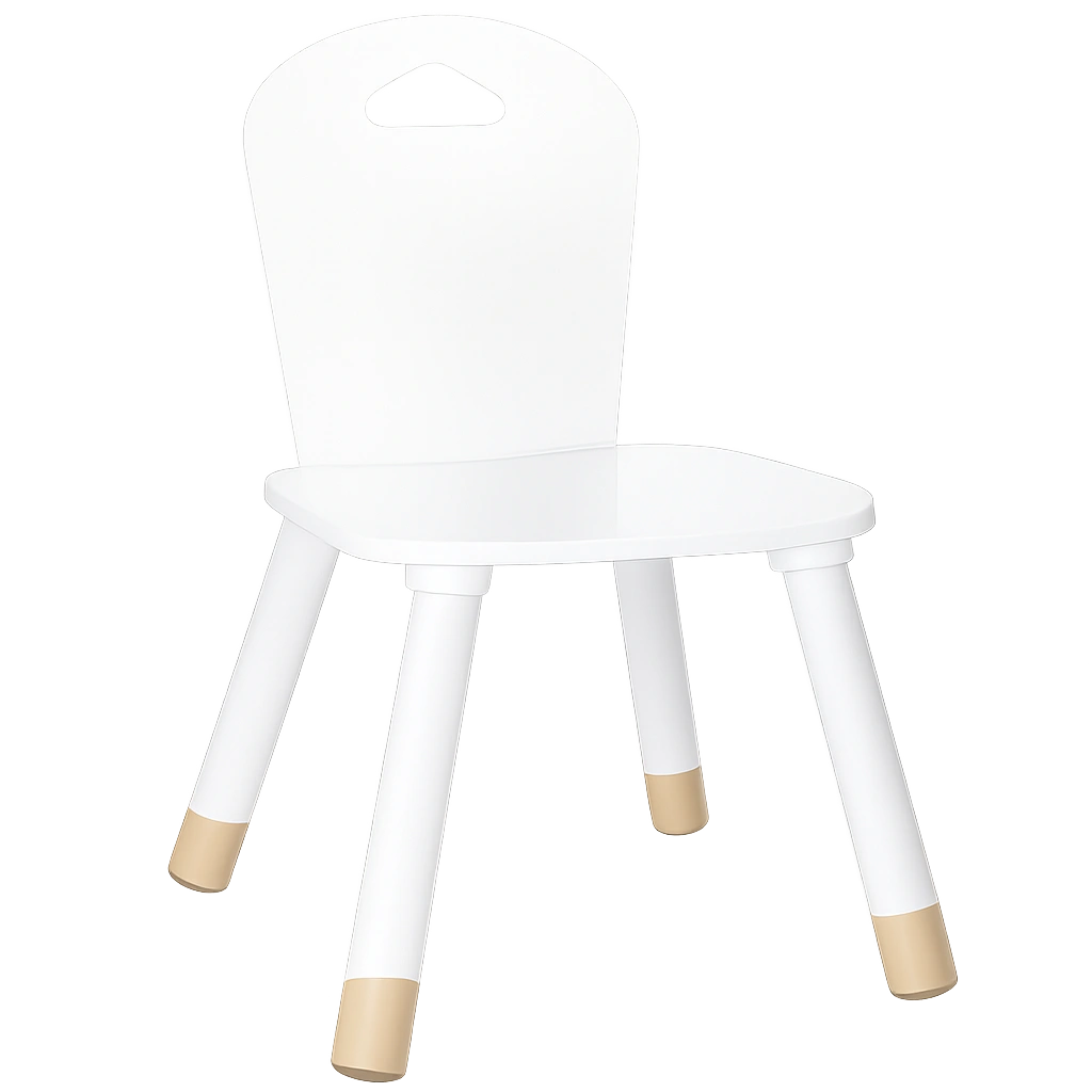 Silla Infantil Blanca de Atmosphera - Modelo 'Douceur'