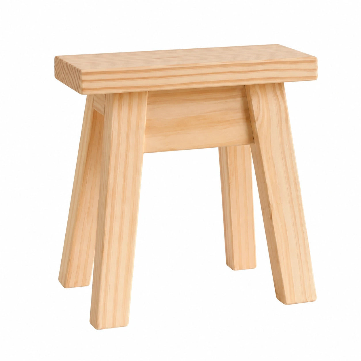 Taburete de Bar Nórdico con Reposapiés en Madera, 20x20x20 cm