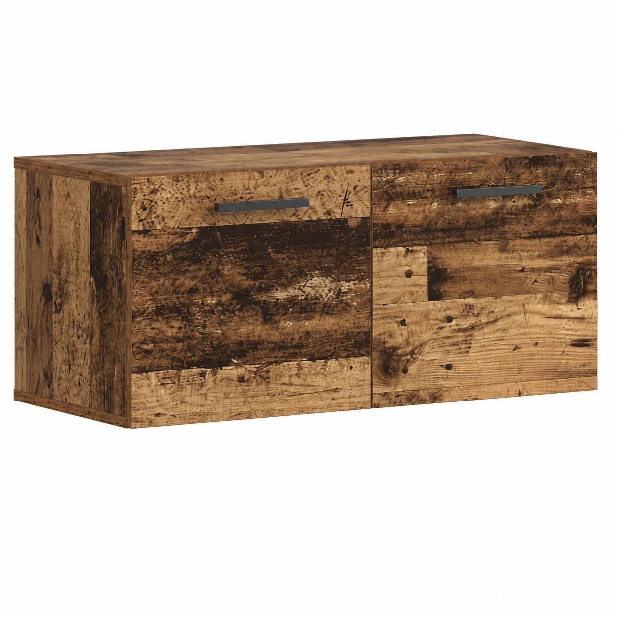 Armario de Pared de Madera Reciclada, 80x36.5x35 cm, 14.37 kg